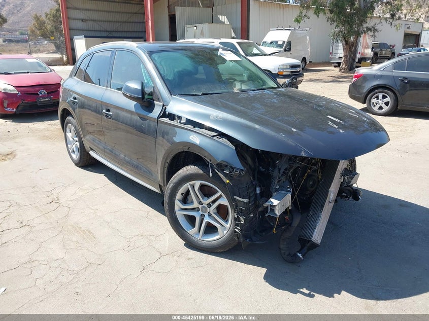 2018 Audi Q5 VIN WA1ANAFY4J2183010 IAAI salvage auction — NORMAL WEAR, Salvage (California), sold $1,350 on 2026-07-21 (photo 1)