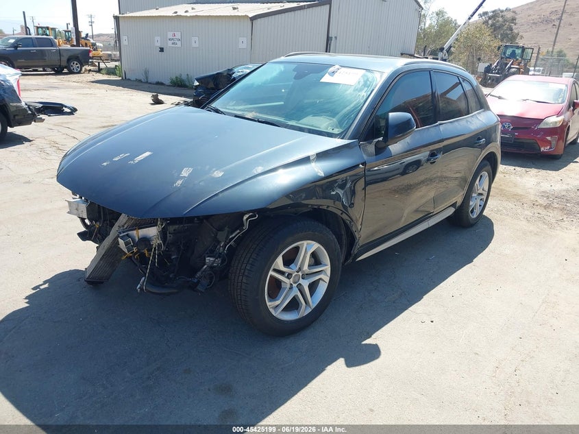 2018 Audi Q5 VIN WA1ANAFY4J2183010 IAAI salvage auction — NORMAL WEAR, Salvage (California), sold $1,350 on 2026-07-21 (photo 2)