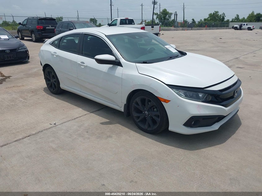 2019 Honda Civic VIN 19XFC2F88KE047166 — IAAI salvage auction photo