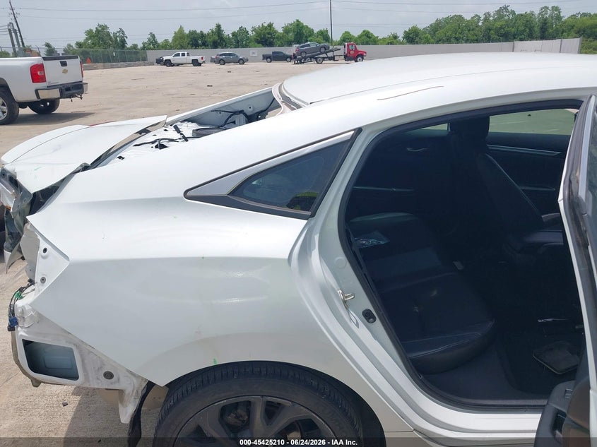2019 Honda Civic VIN 19XFC2F88KE047166 IAAI salvage auction — REAR END, Original (Texas), sold $7,575 on 2026-08-21 (photo 8)