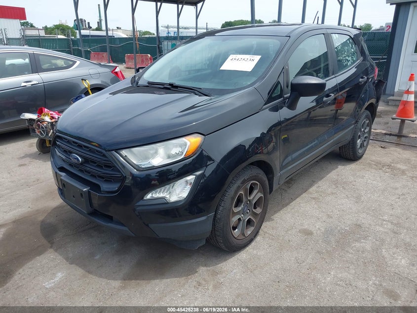 2019 Ford Ecosport VIN MAJ3S2FE5KC282925 IAAI salvage auction — REAR END, Salvage - Greater Than 75% (Maryland), sold $1,425 on 2026-07-16 (photo 2)