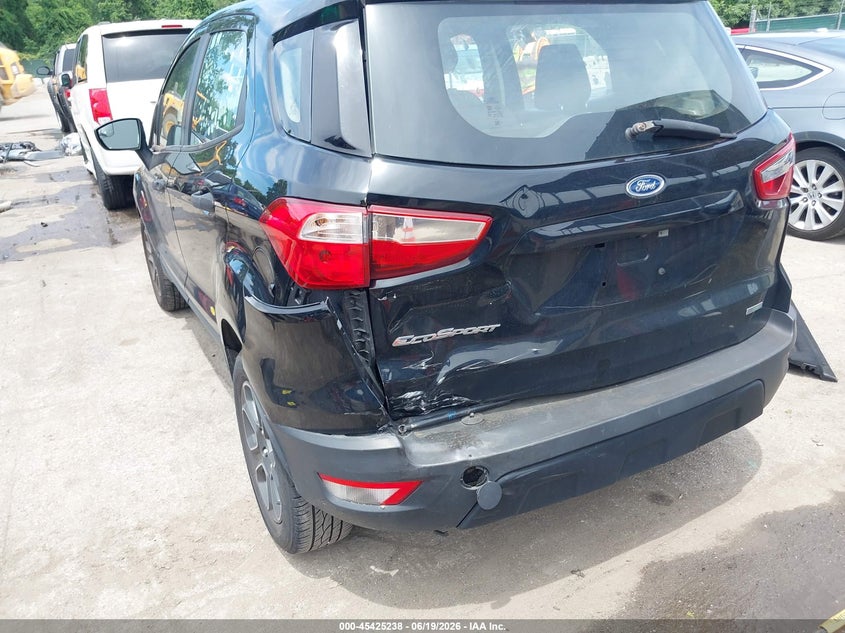 2019 Ford Ecosport VIN MAJ3S2FE5KC282925 IAAI salvage auction — REAR END, Salvage - Greater Than 75% (Maryland), sold $1,425 on 2026-07-16 (photo 6)