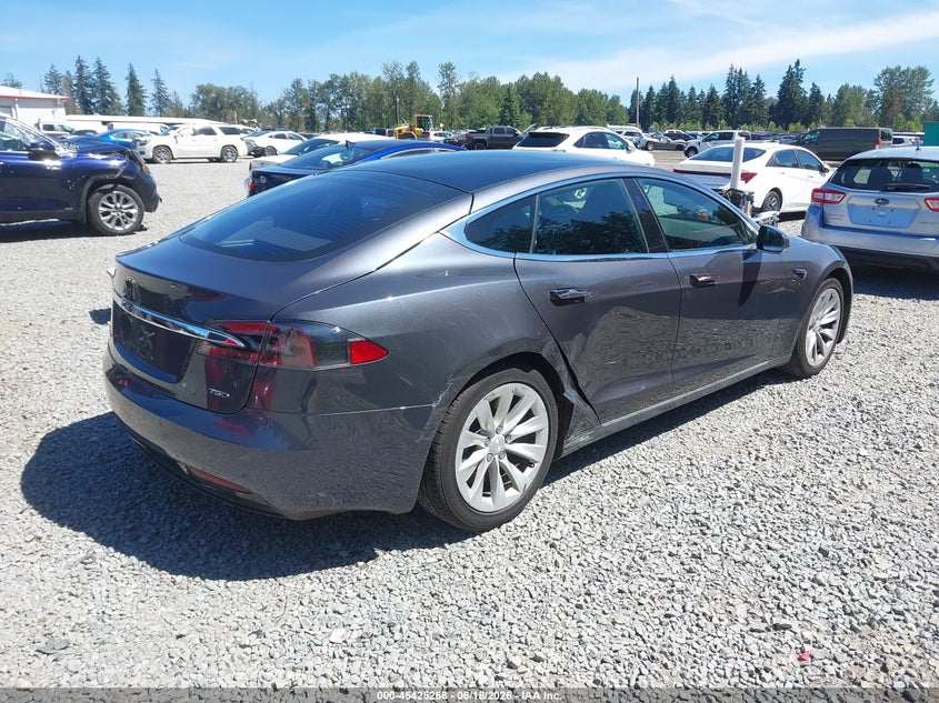 2017 Tesla Model s VIN 5YJSA1E25HF231057 IAAI salvage auction — SIDE, Bill Of Sale (Washington), sold $13,500 on 2026-07-08 (photo 4)