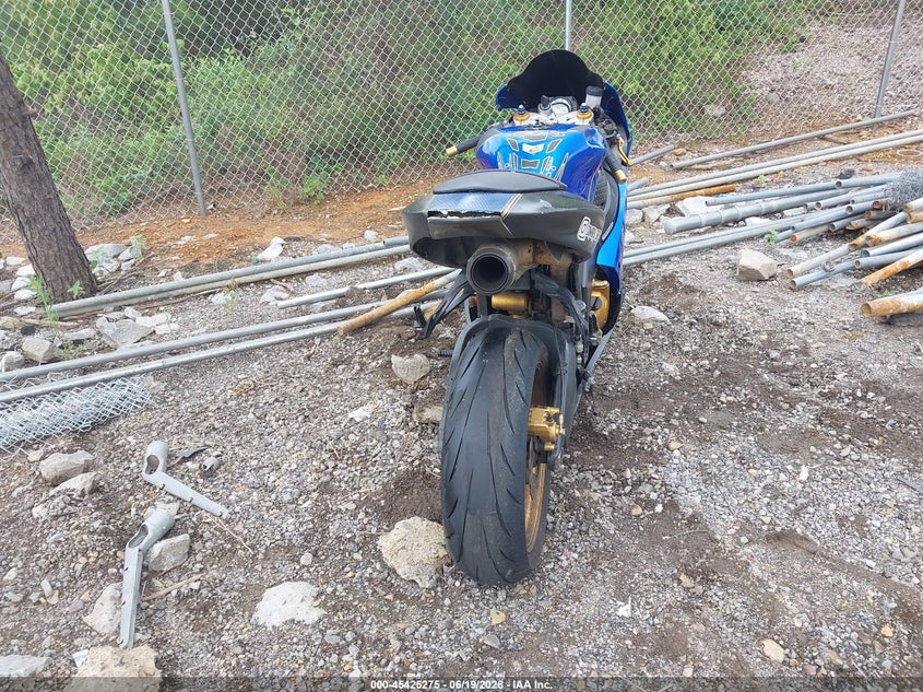 2005 Kawasaki Zx636 VIN JKBZXJC1X5A024066 IAAI salvage auction — FRONT & REAR, Salvage (Alabama), sold $1,225 on 2026-07-14 (photo 6)