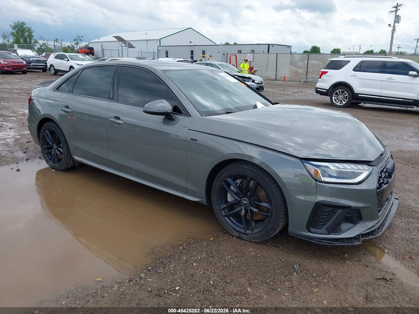 2023 Audi A4 VIN WAUEAAF47PN007721 — IAAI salvage auction photo