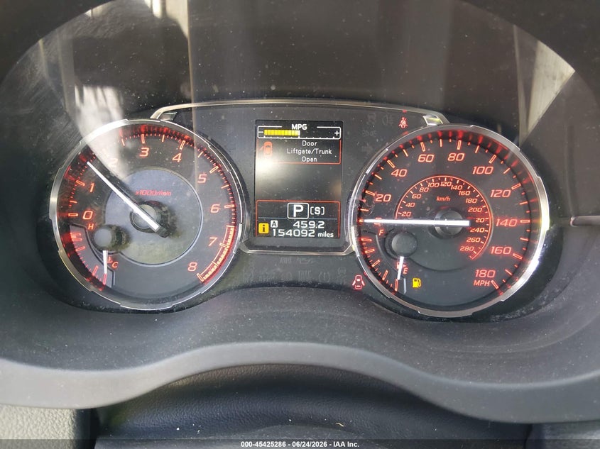 2016 Subaru Wrx VIN JF1VA1J6XG8816260 IAAI salvage auction — RIGHT REAR, Salvage Title, sold $1,250 on 2026-07-24 (photo 7)