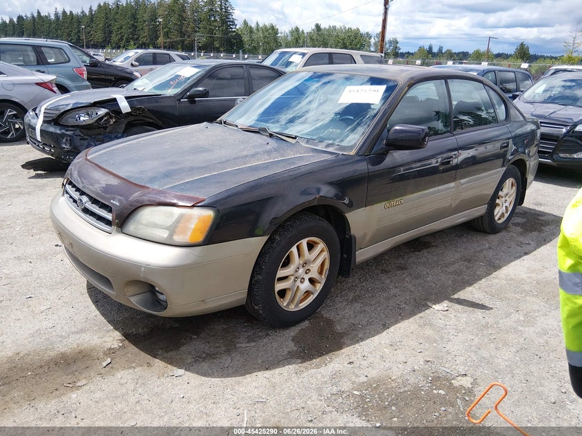 2001 Subaru Outback VIN 4S3BE686517204422 IAAI salvage auction — NORMAL WEAR, Clear (Washington), sold $1,000 on 2026-07-08 (photo 2)