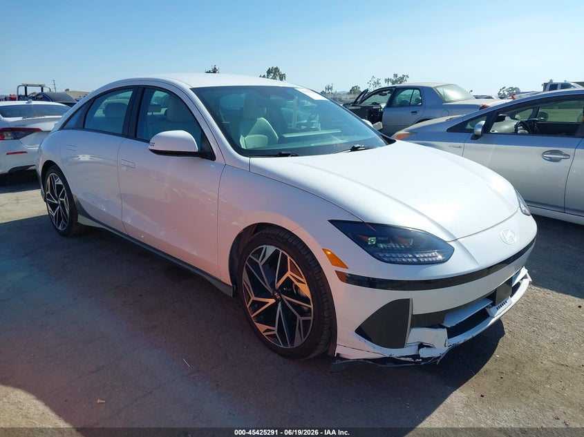 2023 Hyundai Ioniq 6 VIN KMHM34AA0PA048234 IAAI salvage auction — SIDE, Salvage Title, sold $9,200 on 2026-08-15 (photo 1)