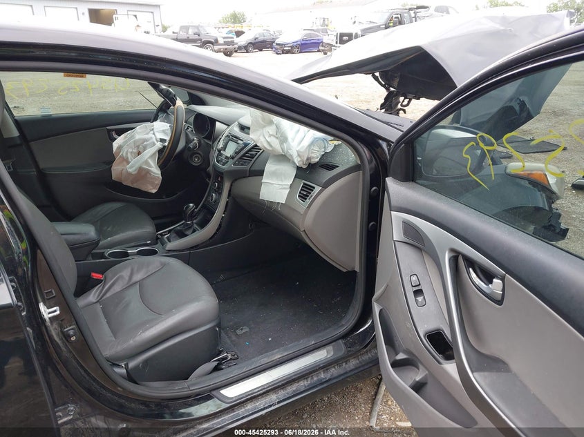 2014 Hyundai Elantra VIN KMHDH4AE9EU096203 IAAI salvage auction — FRONT END, Clear (Indiana), sold $300 on 2026-07-22 (photo 5)