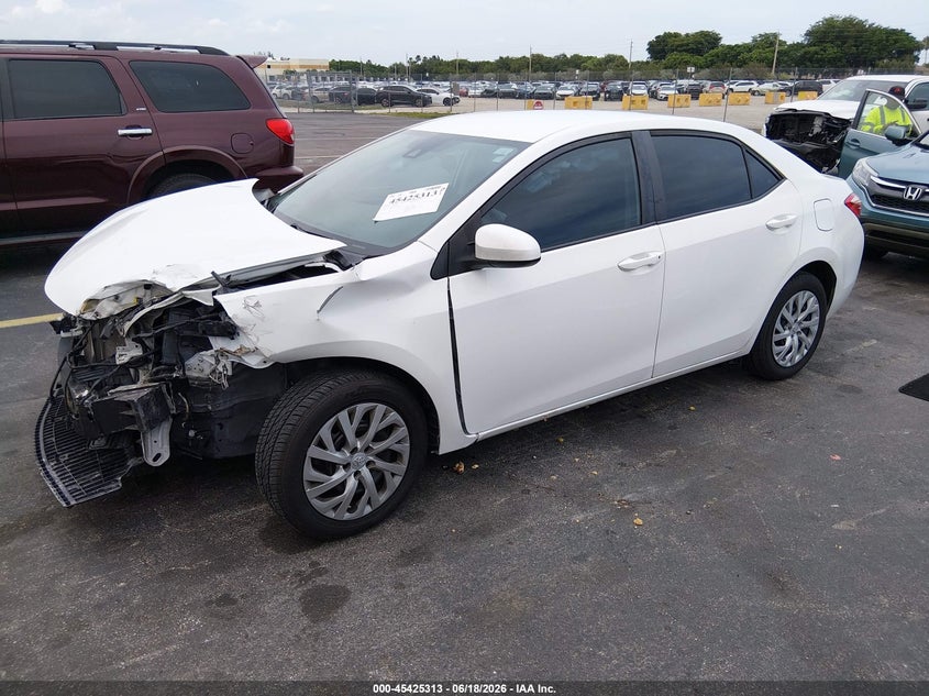 2019 Toyota Corolla VIN 5YFBURHE2KP943467 IAAI salvage auction — LEFT FRONT, Rebuildable (Florida), sold $25 on 2026-07-30 (photo 2)