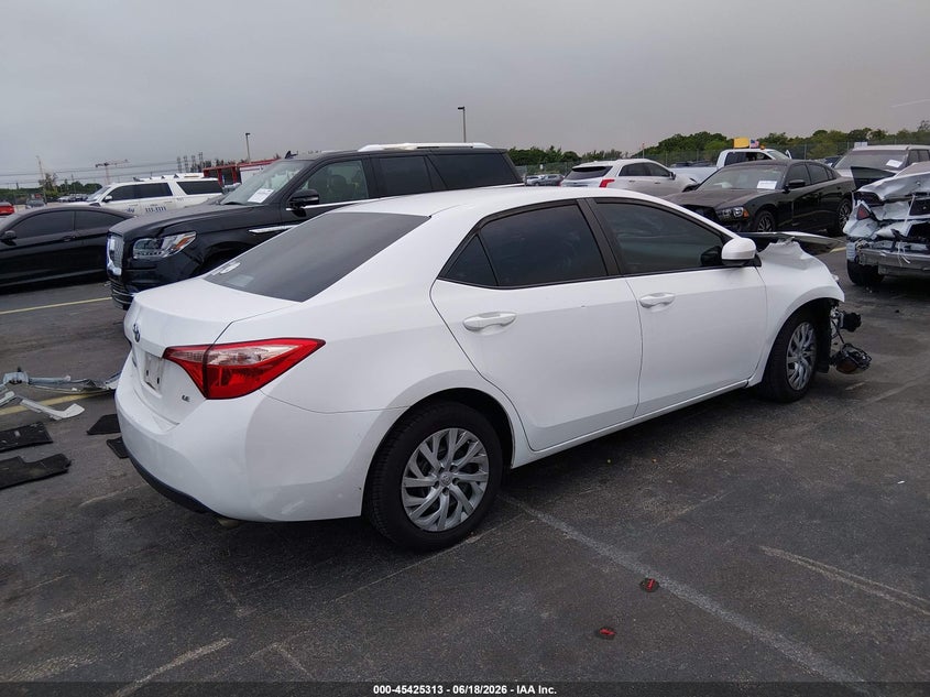 2019 Toyota Corolla VIN 5YFBURHE2KP943467 IAAI salvage auction — LEFT FRONT, Rebuildable (Florida), sold $25 on 2026-07-30 (photo 4)