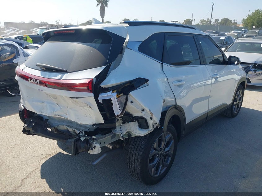 2024 Kia Seltos VIN KNDEU2AA0R7652652 IAAI salvage auction — REAR END, Wait Title, sold $25 on 2026-08-02 (photo 4)