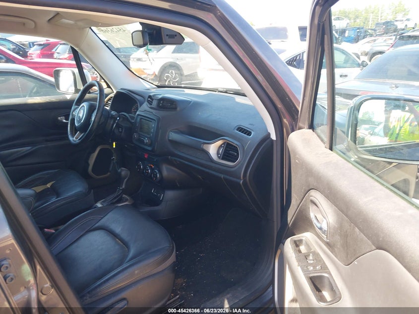 2016 Jeep Renegade VIN ZACCJADT0GPC77434 IAAI salvage auction — HAIL, Salvage Title, sold $1,400 on 2026-08-04 (photo 5)