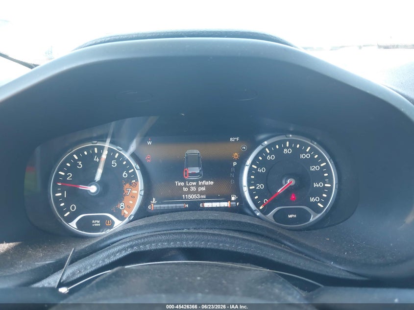 2016 Jeep Renegade VIN ZACCJADT0GPC77434 IAAI salvage auction — HAIL, Salvage Title, sold $1,400 on 2026-08-04 (photo 7)