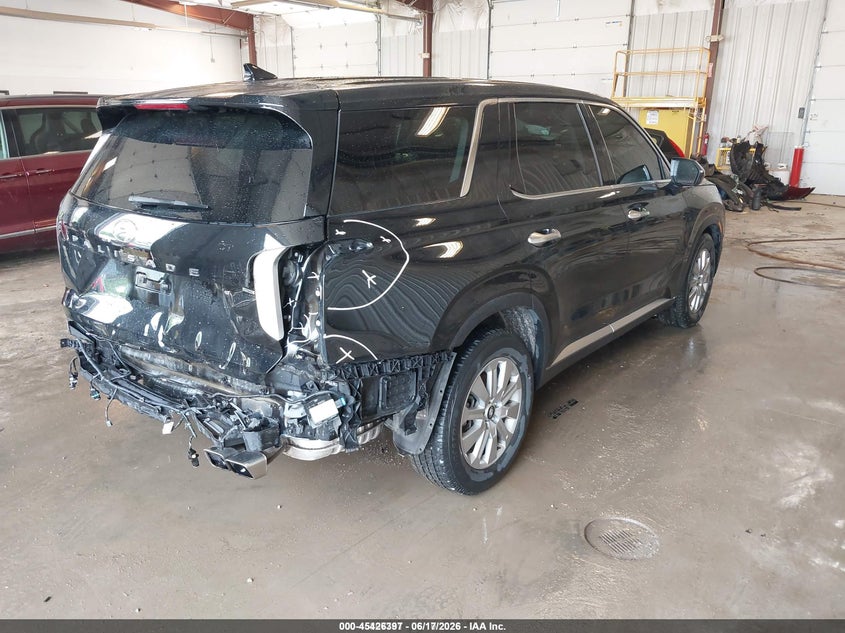 2024 Hyundai Palisade VIN KM8R1DGE2RU747002 IAAI salvage auction — REAR END, Sf97 (Michigan), sold $13,300 on 2026-07-14 (photo 4)