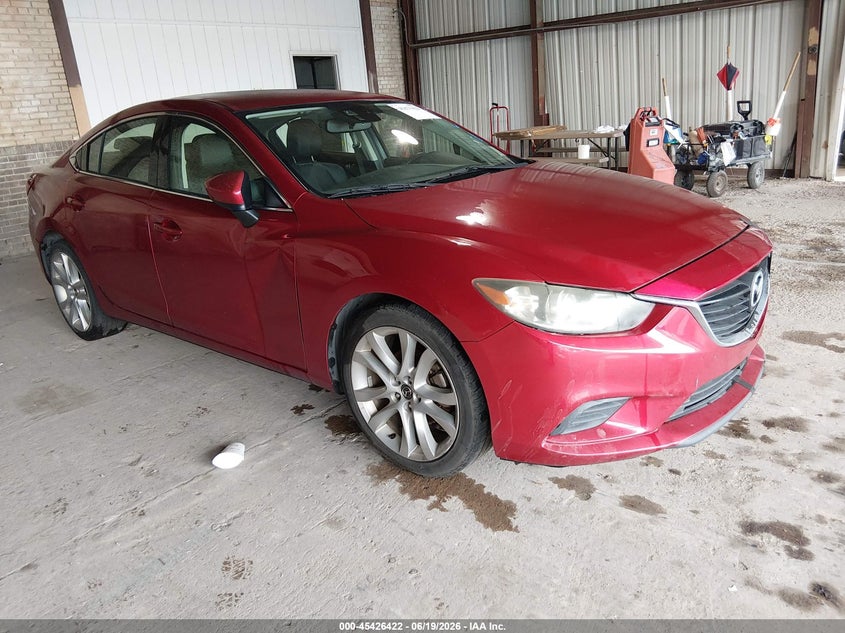 2014 Mazda 6 VIN JM1GJ1T64E1143908 IAAI salvage auction — NORMAL WEAR, Clear (Montana), sold $1,650 on 2026-07-13 (photo 1)