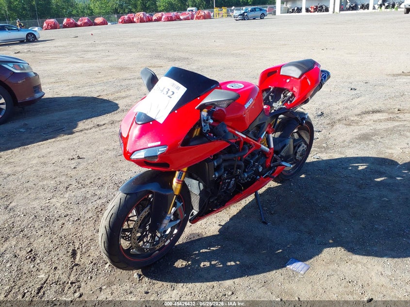 2010 Ducati 1198 VIN ZDM1XBLW4AB026218 IAAI salvage auction — ALL OVER, Salvage (Pennsylvania), sold $2,850 on 2026-07-28 (photo 2)