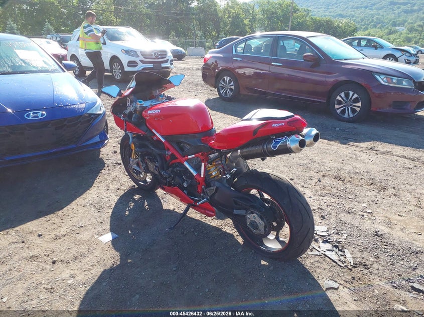 2010 Ducati 1198 VIN ZDM1XBLW4AB026218 IAAI salvage auction — ALL OVER, Salvage (Pennsylvania), sold $2,850 on 2026-07-28 (photo 3)
