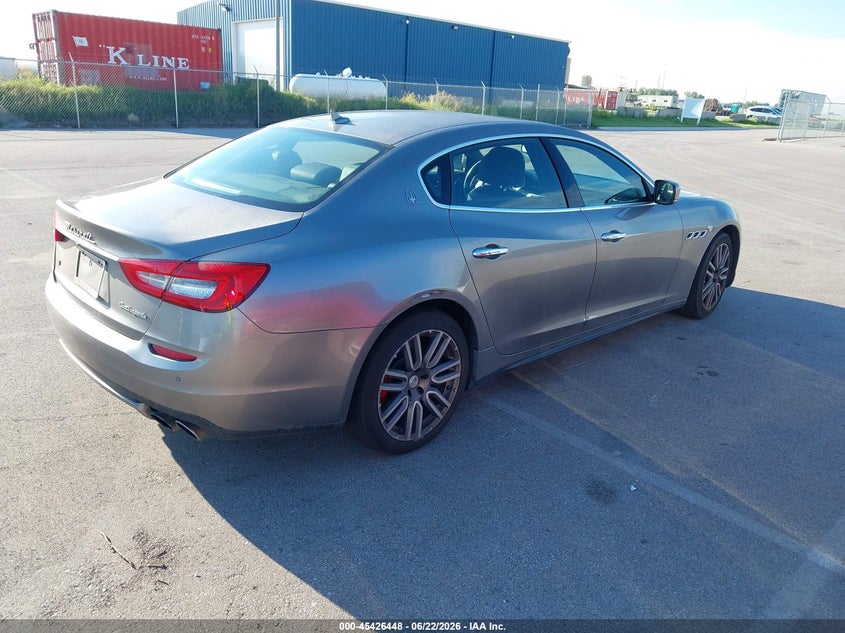 2015 Maserati Quattroporte VIN ZAM56RRA6F1130433 IAAI salvage auction — LEFT SIDE, Salvage (Nebraska), sold $4,500 on 2026-07-30 (photo 4)