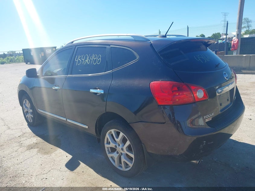 2013 Nissan Rogue VIN JN8AS5MV2DW142794 IAAI salvage auction — LEFT FRONT, Clear (Wisconsin), sold $450 on 2026-07-09 (photo 3)