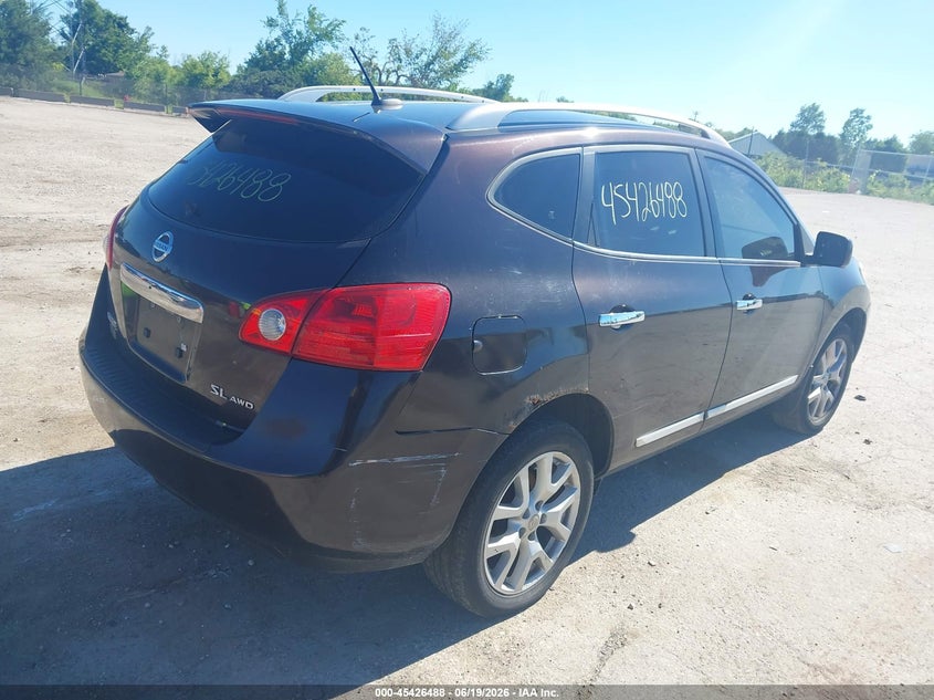 2013 Nissan Rogue VIN JN8AS5MV2DW142794 IAAI salvage auction — LEFT FRONT, Clear (Wisconsin), sold $450 on 2026-07-09 (photo 4)