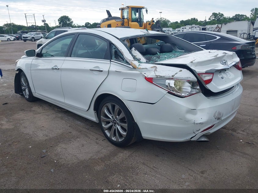 2012 Hyundai Sonata VIN 5NPEC4AC5CH389044 IAAI salvage auction — REAR END, Salvage (Indiana), sold $300 on 2026-07-28 (photo 3)