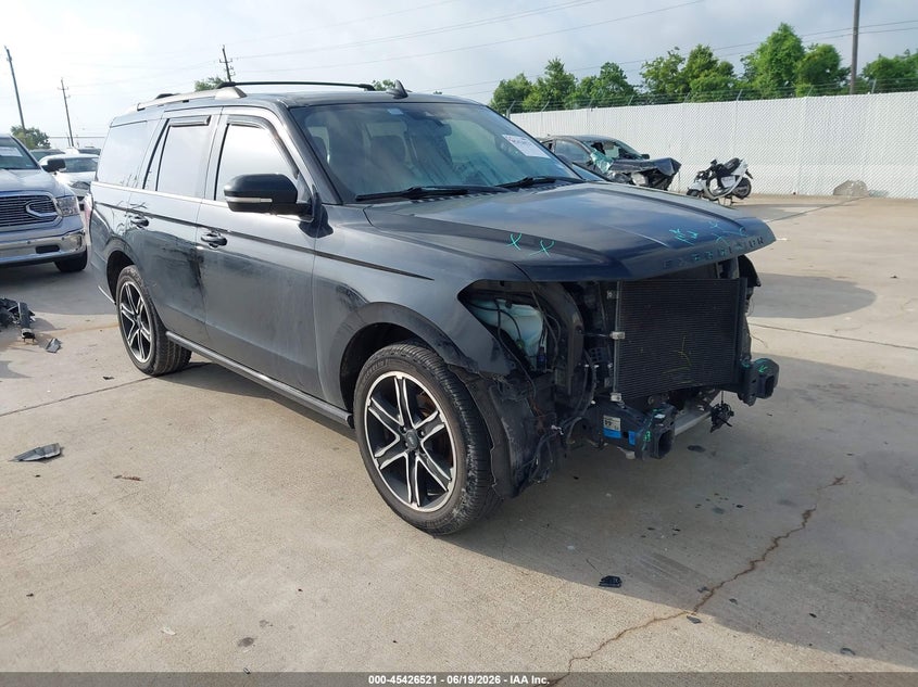 2019 Ford Expedition VIN 1FMJU1KT3KEA01957 IAAI salvage auction — FRONT END, Original (Texas), sold $8,300 on 2026-08-02 (photo 1)