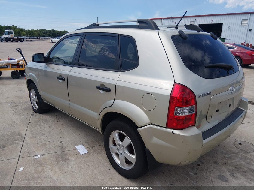 2008 Hyundai Tucson VIN KM8JM12B18U857795 IAAI salvage auction — NORMAL WEAR, Clear (Missouri), sold $625 on 2026-07-14 (photo 3)