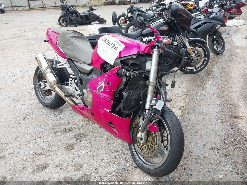 2002 Kawasaki Zx1200 VIN JKAZX9B122A000635 IAAI salvage auction — FRONT END, Salvage (Texas), sold $25 on 2026-07-23 (photo 1)