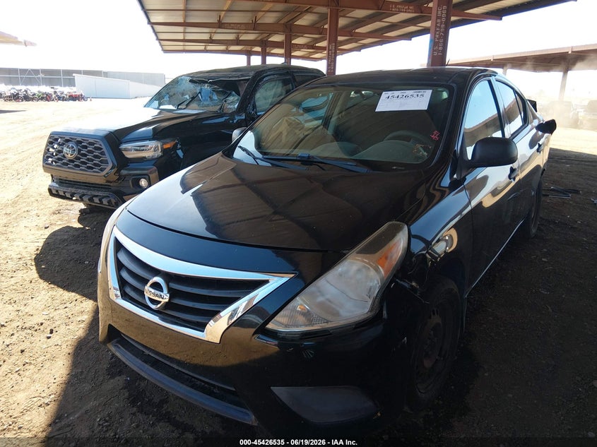 2015 Nissan Versa VIN 3N1CN7AP6FL957508 IAAI salvage auction — REAR END, Salvage (Arizona), sold $1,400 on 2026-07-17 (photo 2)