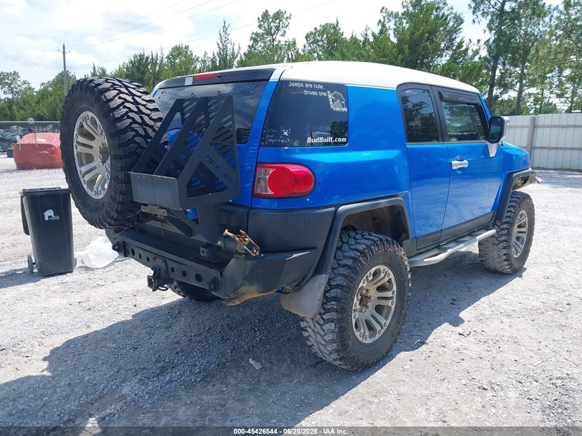 2007 Toyota Fj cruiser VIN JTEBU11F470021932 IAAI salvage auction — MECHANICAL, Rebuildable (Florida), sold $8,900 on 2026-07-07 (photo 4)