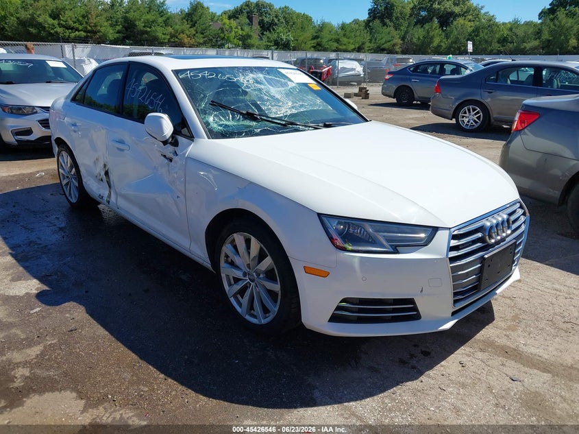 2017 Audi A4 VIN WAUANAF48HN014567 IAAI salvage auction — RIGHT SIDE, Clear (Indiana), sold $3,800 on 2026-07-30 (photo 1)