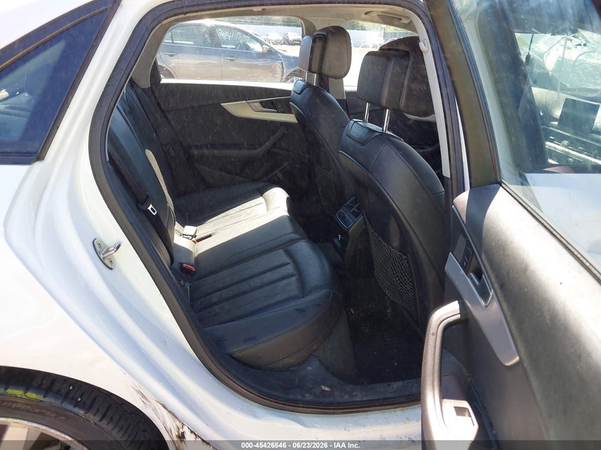 2017 Audi A4 VIN WAUANAF48HN014567 IAAI salvage auction — RIGHT SIDE, Clear (Indiana), sold $3,800 on 2026-07-30 (photo 8)