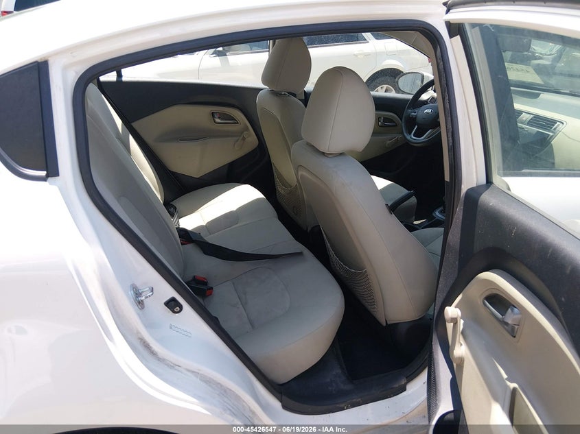 2013 Kia Rio VIN KNADM4A31D6188680 IAAI salvage auction — REAR END, Salvage Title, sold $625 on 2026-07-16 (photo 8)