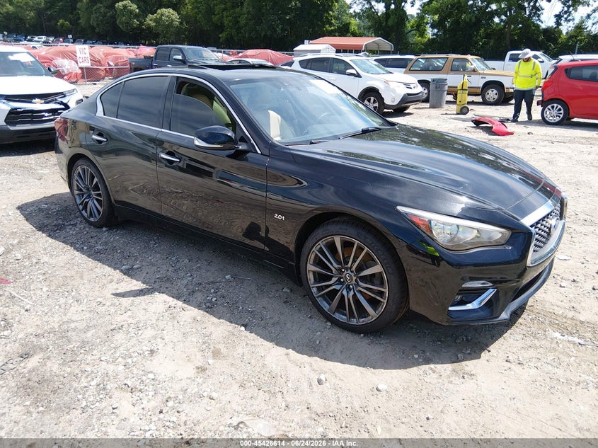 2018 Infiniti Q50 VIN JN1CV7AP7JM240601 IAAI salvage auction — THEFT, Salvage (Georgia), sold $1,500 on 2026-07-24 (photo 1)