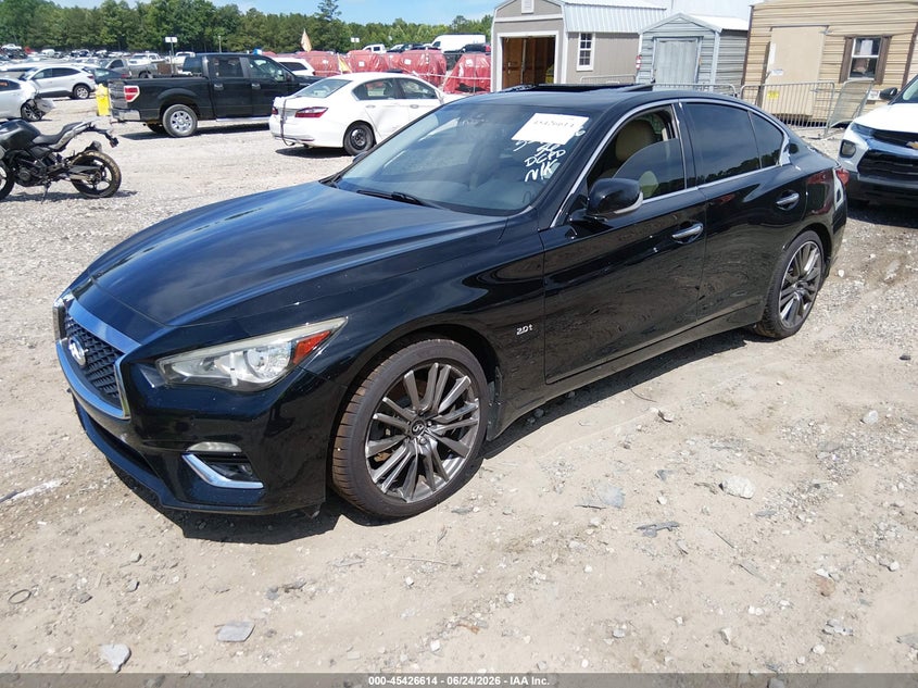 2018 Infiniti Q50 VIN JN1CV7AP7JM240601 IAAI salvage auction — THEFT, Salvage (Georgia), sold $1,500 on 2026-07-24 (photo 2)