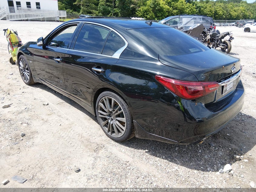 2018 Infiniti Q50 VIN JN1CV7AP7JM240601 IAAI salvage auction — THEFT, Salvage (Georgia), sold $1,500 on 2026-07-24 (photo 3)