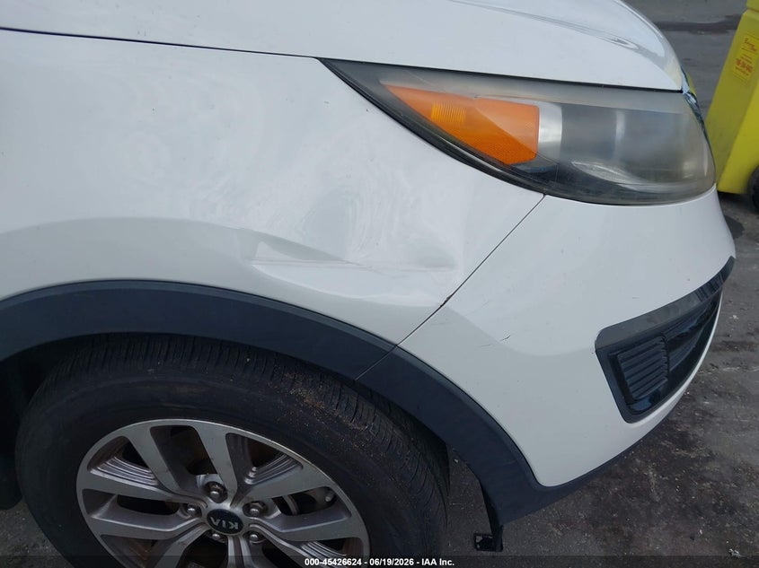 2015 Kia Sportage VIN KNDPB3AC3F7787447 IAAI salvage auction — NORMAL WEAR, Salvage Title, sold $1,500 on 2026-07-20 (photo 6)