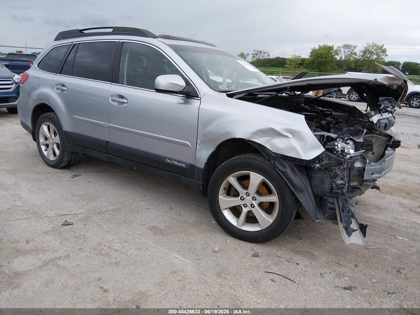2013 Subaru Outback VIN 4S4BRCKCXD3221080 IAAI salvage auction — FRONT END, Salvage Title, sold $500 on 2026-07-28 (photo 1)