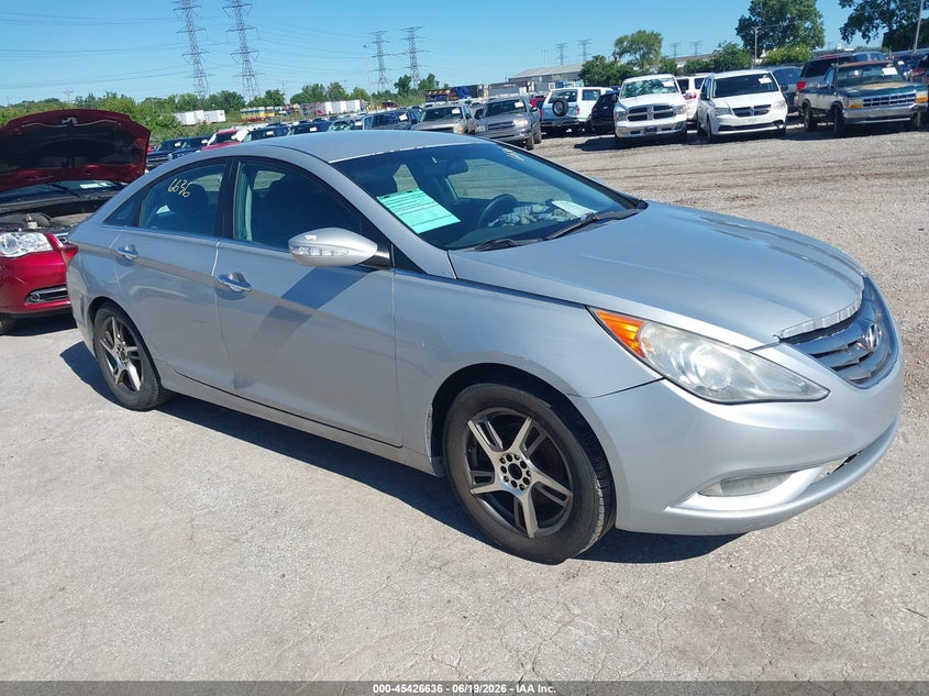 2011 Hyundai Sonata VIN 5NPEC4AC3BH027728 IAAI salvage auction — SIDE, Salvage (Illinois), sold $250 on 2026-07-20 (photo 1)