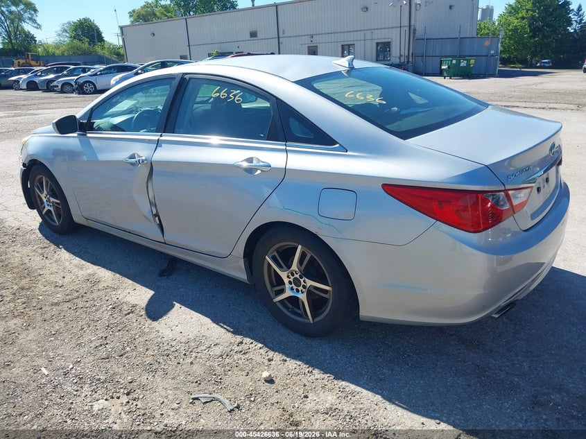2011 Hyundai Sonata VIN 5NPEC4AC3BH027728 IAAI salvage auction — SIDE, Salvage (Illinois), sold $250 on 2026-07-20 (photo 3)