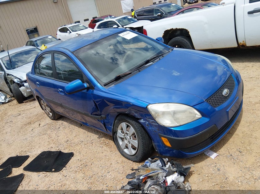 2007 Kia Rio VIN KNADE123376212721 IAAI salvage auction — RIGHT FRONT, Salvage (North Carolina), sold $250 on 2026-07-20 (photo 1)