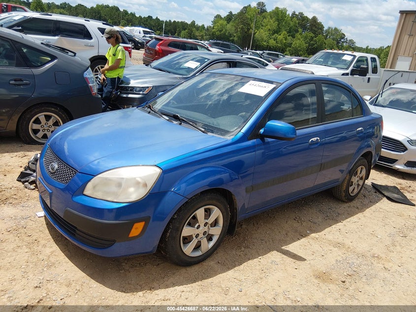 2007 Kia Rio VIN KNADE123376212721 IAAI salvage auction — RIGHT FRONT, Salvage (North Carolina), sold $250 on 2026-07-20 (photo 2)
