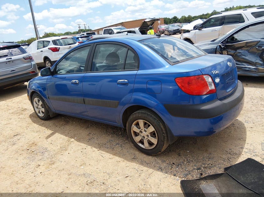 2007 Kia Rio VIN KNADE123376212721 IAAI salvage auction — RIGHT FRONT, Salvage (North Carolina), sold $250 on 2026-07-20 (photo 3)