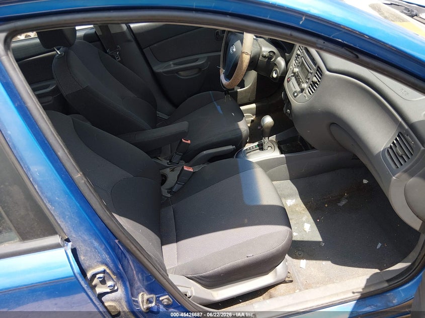 2007 Kia Rio VIN KNADE123376212721 IAAI salvage auction — RIGHT FRONT, Salvage (North Carolina), sold $250 on 2026-07-20 (photo 5)