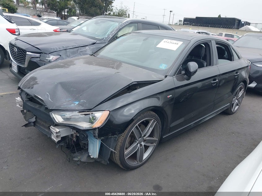 2016 Audi A3 VIN WAUA7GFF5G1050334 IAAI salvage auction — FRONT END, Salvage Certificate (California), sold $875 on 2026-07-15 (photo 2)
