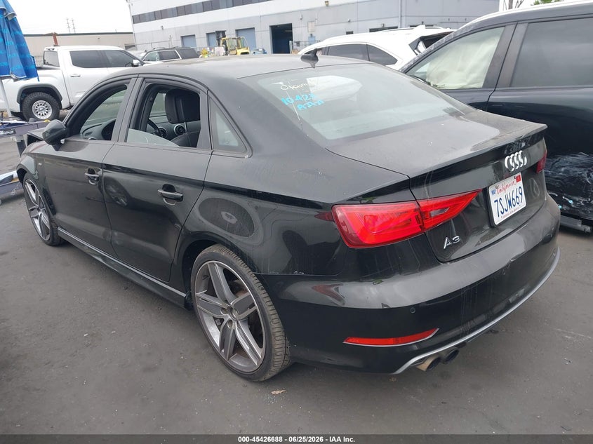 2016 Audi A3 VIN WAUA7GFF5G1050334 IAAI salvage auction — FRONT END, Salvage Certificate (California), sold $875 on 2026-07-15 (photo 3)
