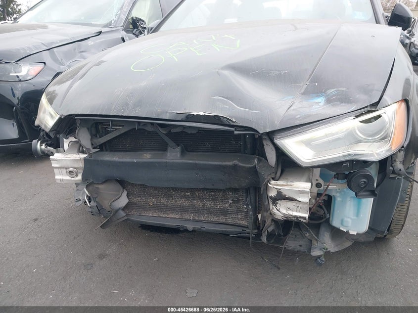 2016 Audi A3 VIN WAUA7GFF5G1050334 IAAI salvage auction — FRONT END, Salvage Certificate (California), sold $875 on 2026-07-15 (photo 6)