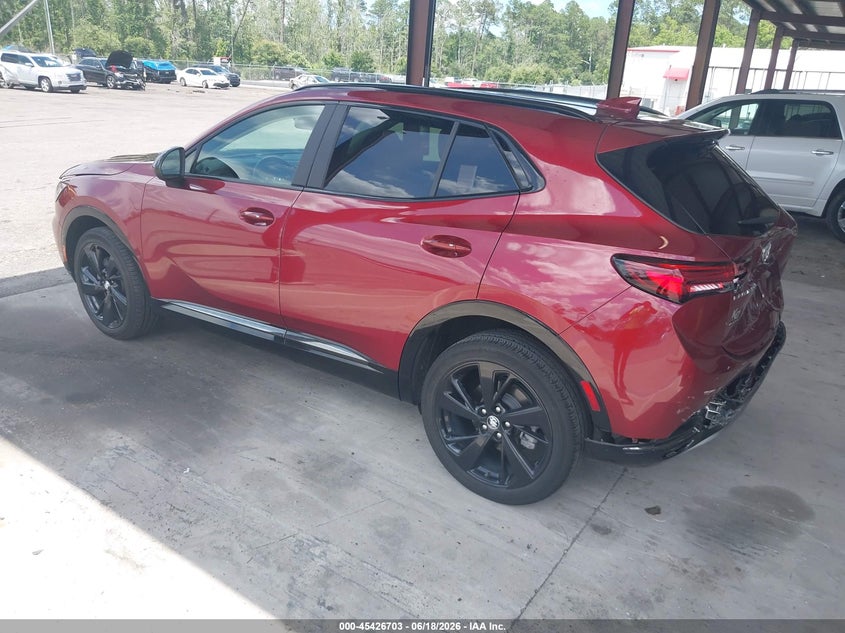 2022 Buick Envision VIN LRBFZNR43ND065376 IAAI salvage auction — REAR END, Salvage Title, sold $4,550 on 2026-07-18 (photo 3)