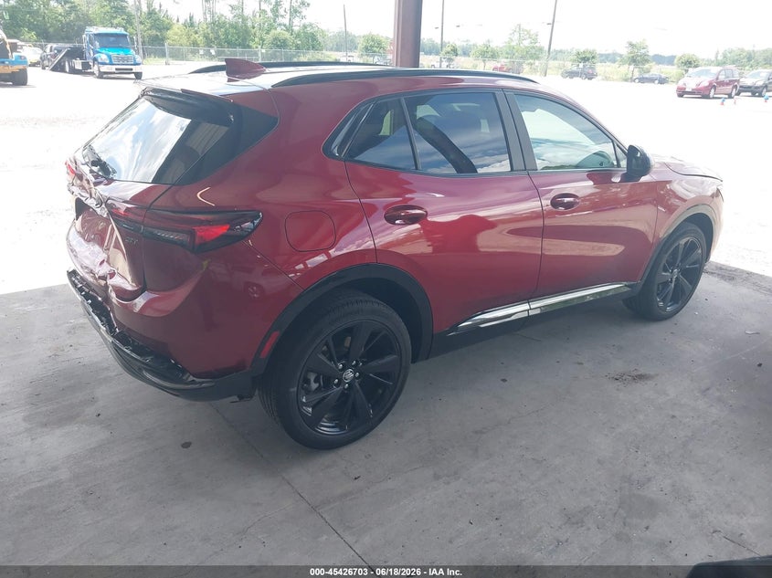 2022 Buick Envision VIN LRBFZNR43ND065376 IAAI salvage auction — REAR END, Salvage Title, sold $4,550 on 2026-07-18 (photo 4)